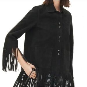 Sandro Vickie Suede Jacket Size 2